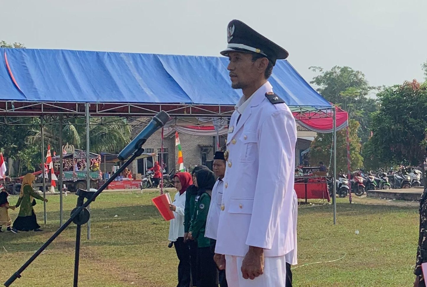 Pemdes Sinar Pasemah Gelar Upacara HUT Ke-79 RI