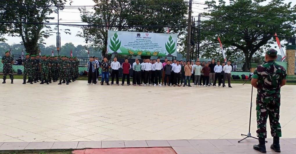 Dandim 0906/Kkr Lepas Pemberangkatan Calon Komcad Ikuti Seleksi Tingkat Panpus