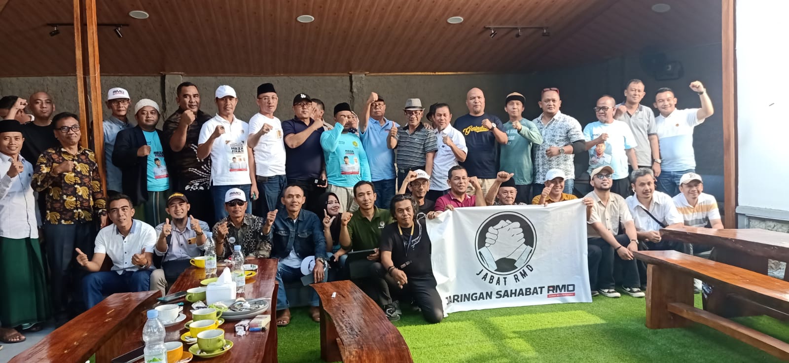 Gelar Silaturahmi, Relawan Jabat RMD Ajak Anggotanya Solid Menangkan RMD-Jihan