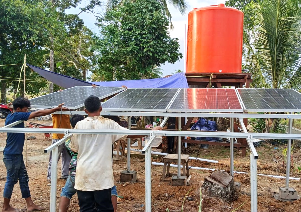 Program TMMD Kodim 0906/Kkr, Sumur Bor Pertanian Berbasis Energi Terbarukan