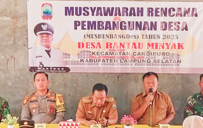 Pemdes Rantau Minyak Gelar MusrenBangDes Tahun Angaran 2025