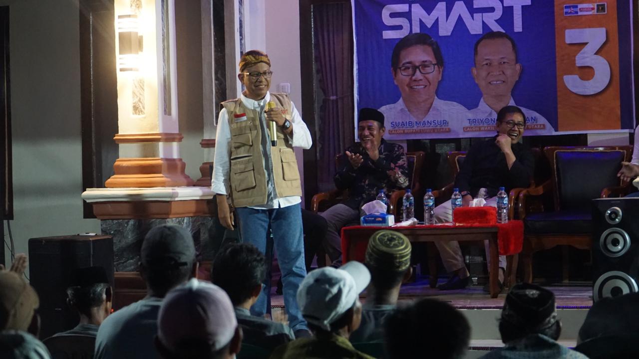 Ratusan Pendukung Hadiri Silaturahim dan Pengukuhan Relawan SMART