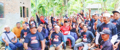 Warga Rangai Tritunggal Sepakat Nanang Ermanto Jadi Bupati Kembali
