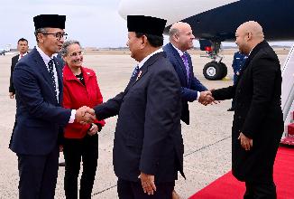 Dari Beijing, Presiden Prabowo Subianto Tiba di Washington DC