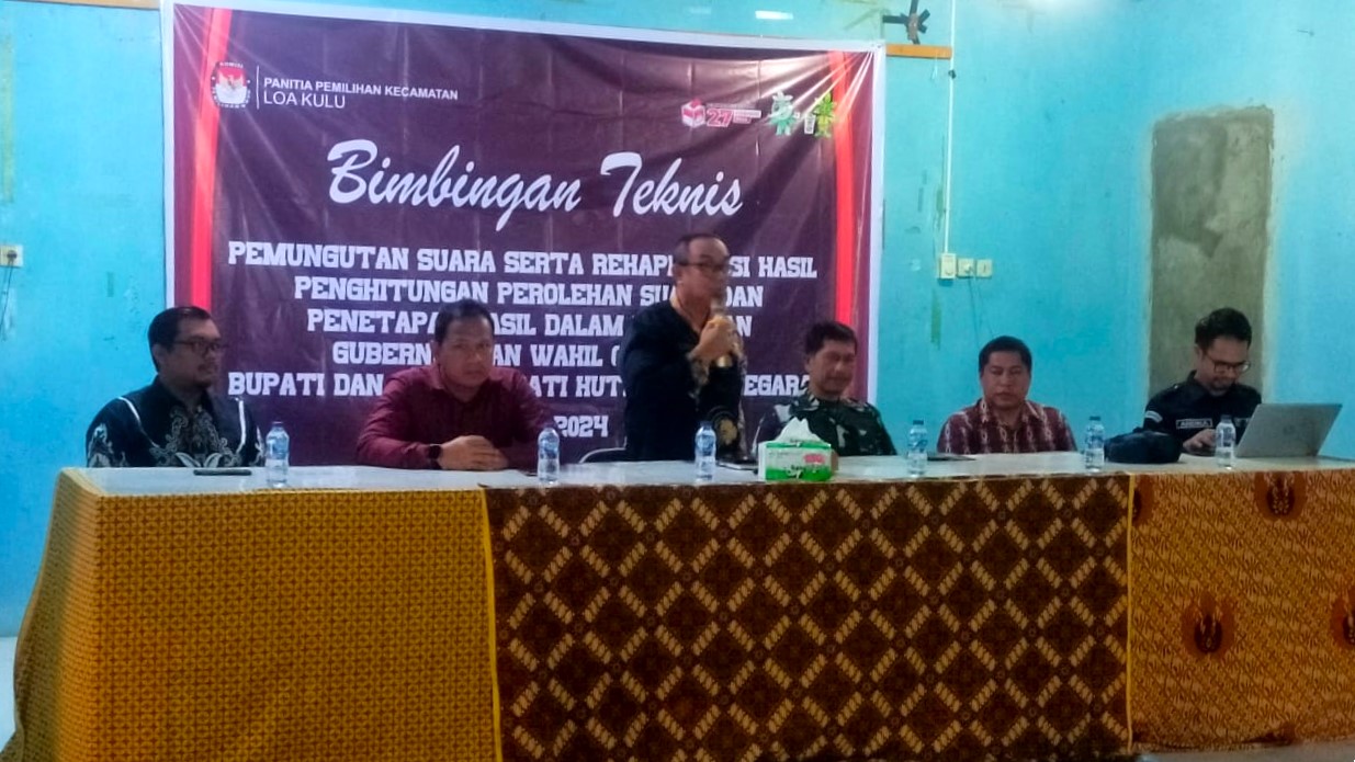 Hadiri Pembukaan Bimtek Kelompok Penyelenggara Pemungutan Suara, Babinsa Berikan Apresiasi