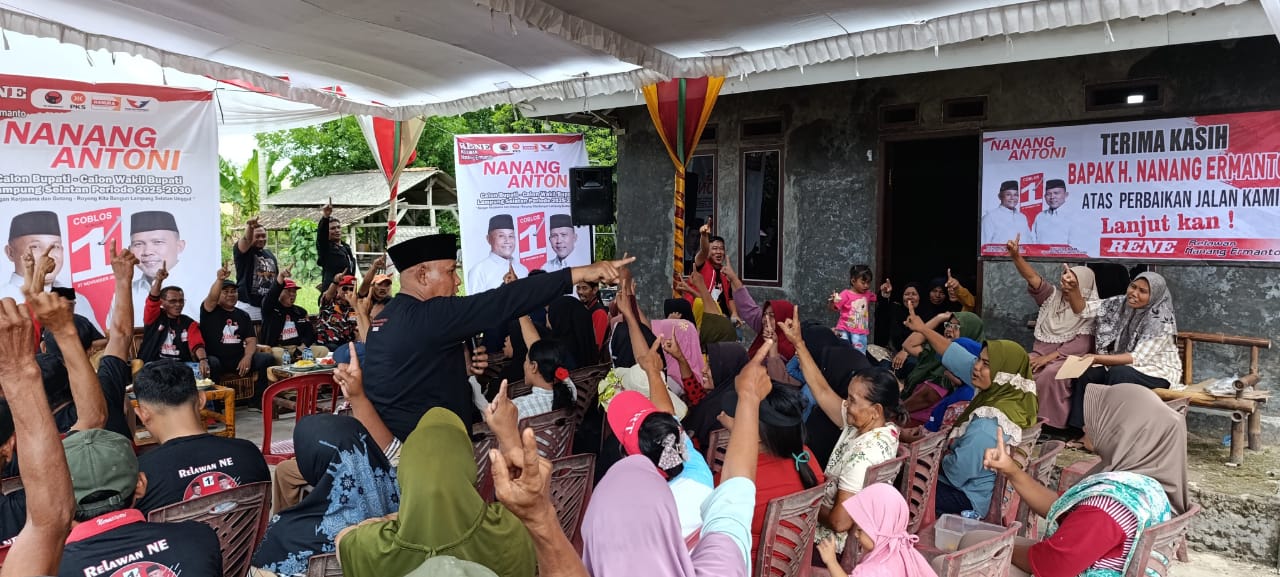 Mellenial RENE Siap Kawal dan Menangkan Nanang Ermanto – Antoni