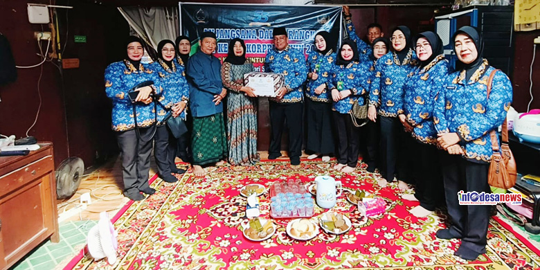Peringati HUT ke 53 Korpri Tahun 2024, PNS Korem 091/ASN Gelar Anjangsana