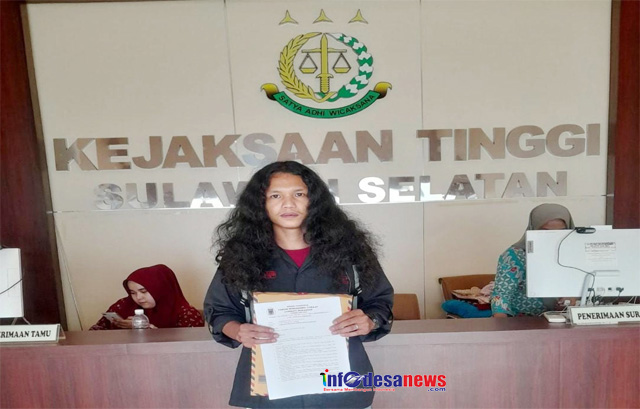 Aktivis FORMAT, Resmi Laporkan Dugaan Korupsi Proyek Air Baku Parodo Rp39 Miliar ke Kejati Sulsel