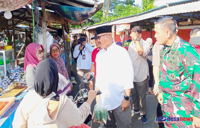 Dandim Bersama Bupati Dan Forkopimda Lakukan Pemantauan Harga Barang Menjelang Nataru