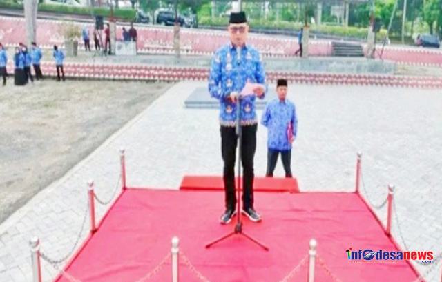 Kadis Kominfo Lamsel, Anasrullah Ajak Para Pegawai,Kerja Keras,Kerja Cerdas, dan Tuntas.