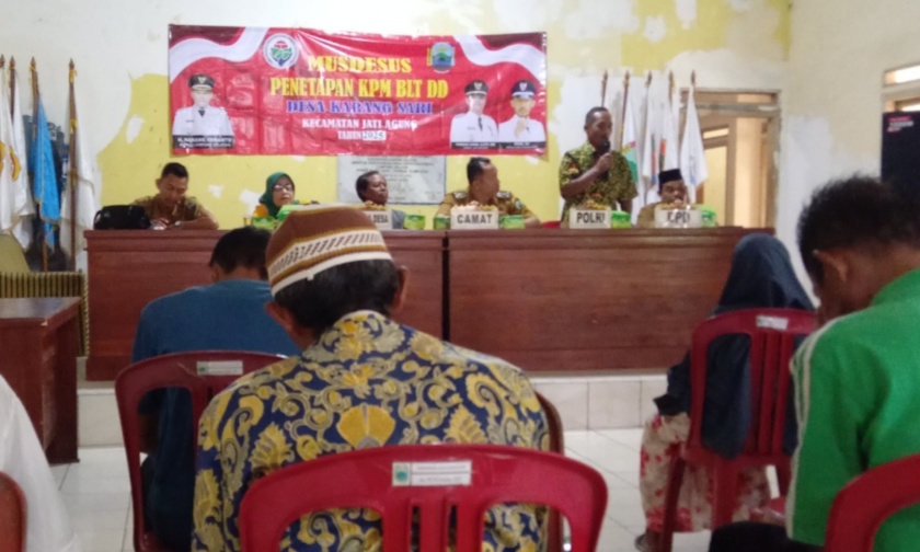 Pemerintah Desa Karang Sari Laksanakan Musdesus Penetapan KPM BLT-DD TAhun Anggaran 2025