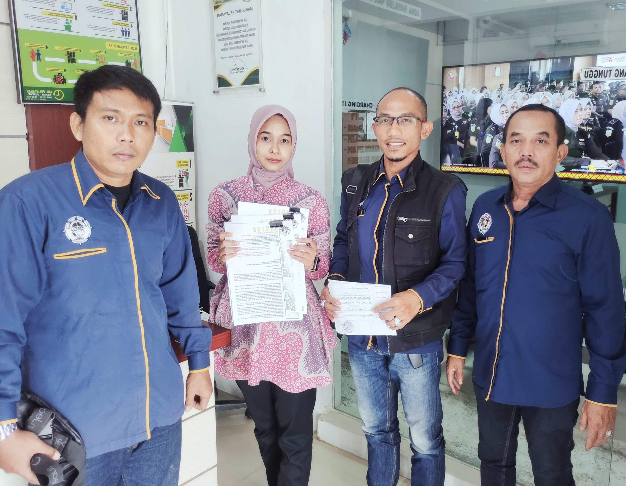 DPD Kampud Laporkan Dugaan Korupsi Di RSUD Bating Mangunang Di Kejati Lampung