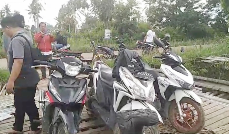 Polsek Jati Agung Temukan 3 Unit Sepeda Motor Di Duga Hasil Curian