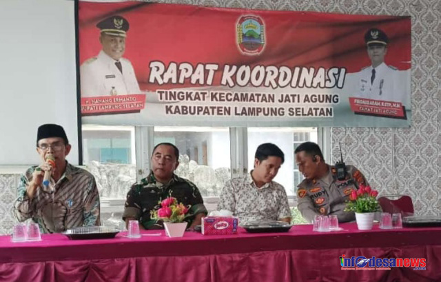 Pemerintah Kecamatan Jati Agung Gelar Rakor TA-2025