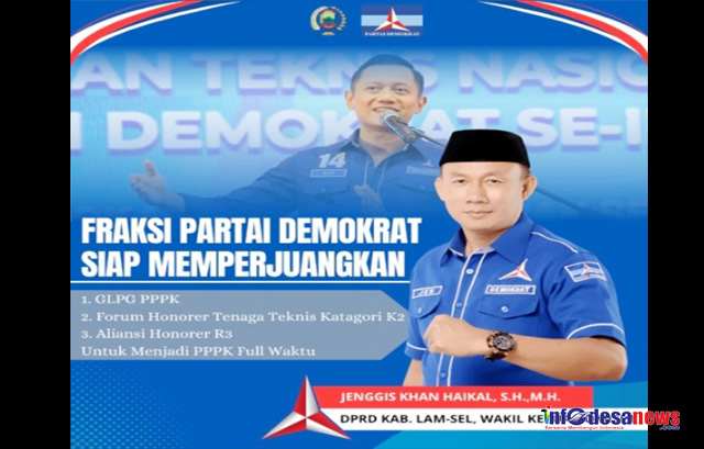 Jenggis KH: Fraksi Demokrat Siap Perjuangan Forum K2, GLPG, dan Aliansi R3 Menjadi P3K Full Waktu