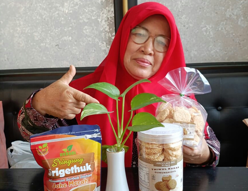 Pesona KWT Sri Agung Gunung Kidul, Olah Ladang Singkong dan Kebun Rempah Jadi Aneka Produk Herbal Unggulan