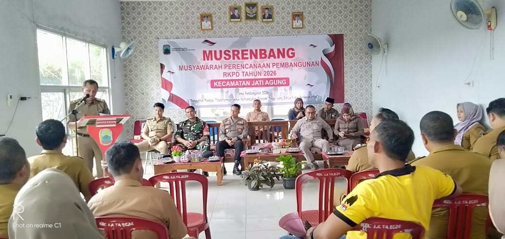 Infrastruktur Jadi Usulan Dalam Musrenbang RKPD Tahun 2026 Di kecamatan Jati Agung