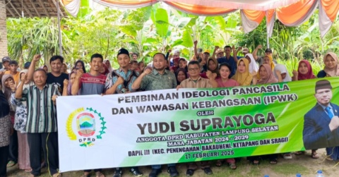 Anggota DPRD Lamsel, Yudi Suprayogo Gelar Pembinaan IPWK