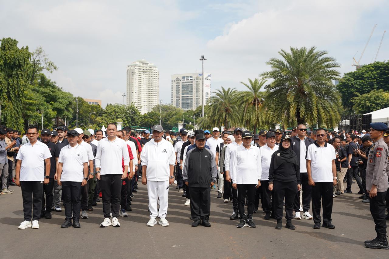 Walikota Bandar Lampung Terpilih Eva Dwiana Jalani Gladi Bersih Di Monas Jakarta