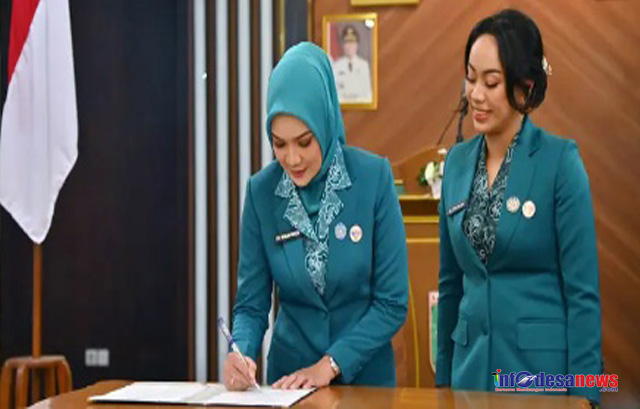 Zita Anjani Radityo Resmi Dilantik Sebagai Ketua TP-PKK Lamsel