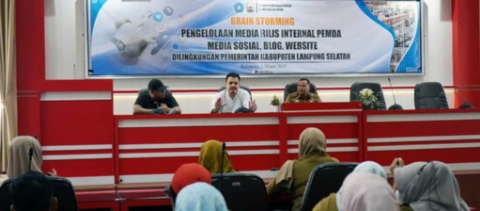 Tingkatkan Efektivitas Penyebaran Informasi Pemkab Lamsel Menggelar Brainstorming Tentang Pengelolaan Media