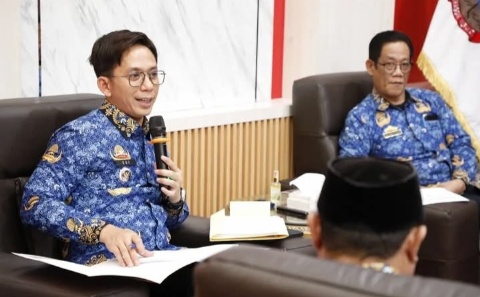 Optimalisasi Pendapatan Daerah Bupati Gelar Audiensi dengan Badan Pendapatan Daerah Provinsi Lampung