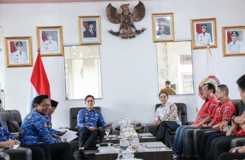 Bupati Lamsel, Egi Terima Kunjungan Paguyuban Sosial Marga Tionghoa Indonesia Provinsi Lampung