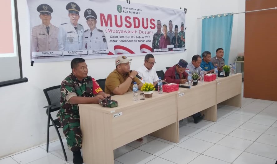 Babinsa LDU Hadiri MusDus, Dukungan Program Pembangunan Yang Ada Di Desa