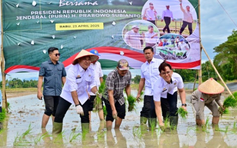 Bupati Egi Komitmen Lamsel Menjadi Salah Satu Sentra Produksi Pangan Utama di Provinsi Lampung