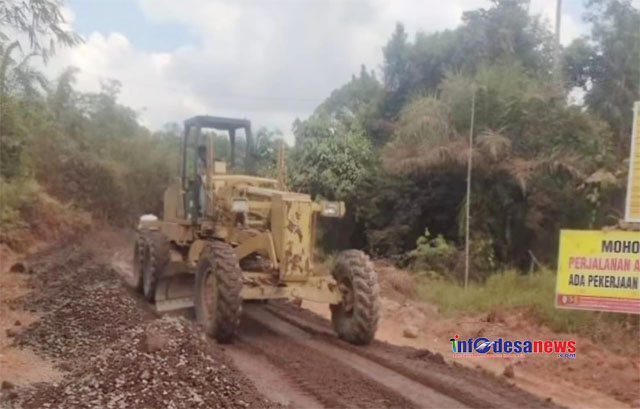 Efisiensi Anggaran, Peningkatan Jalan Desa Kandan dan Camba Tertunda