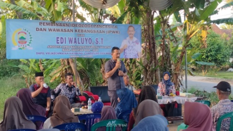 Gotong Royong Jadi Topik Utama Sosialisasi IPWK, Edi Waluyo Wujudkan Semangat Kebangsaan di Era Moderen