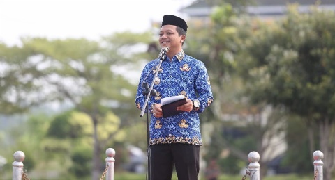 Pemkab Pringsewu Gelar Upacara Peringatan Hari Kearsipan, Harkitnas Harlah Pancasila & HLH Sedunia 2025