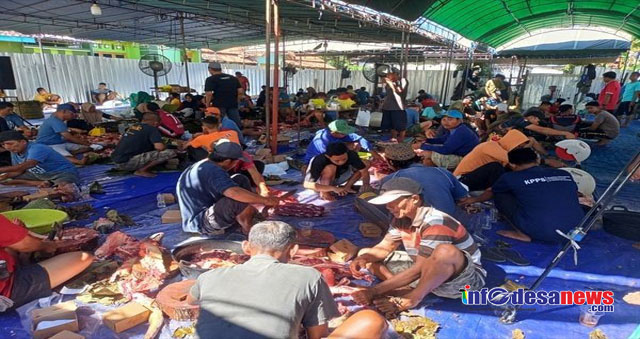 Pendistribusian Hewan Kurban dan Pendampingan Kesehatan di Masjid Moetiah Blora 