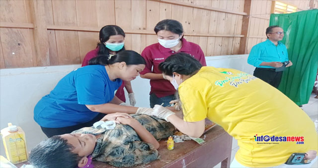 Songsong 25 Tahun Legio Maria Kevikepan Toraja, Gelar Bakti Kesehatan bersama Pemuda Katolik Tana Toraja