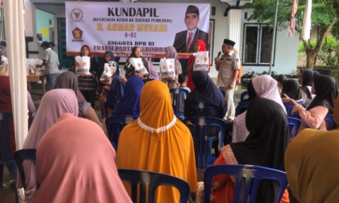 Sampaikan Pesan Ketua MPR RI Ahmad Muzani, Dwi Riyanto Dewan Gerindra Terus Ajak Warga Gabung Koperasi Merah Putih