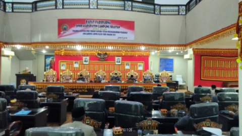 DPRD Lamsel, Setujui Ranperda Pertanggung Jawaban Pelaksanaan APBD Ta-2024
