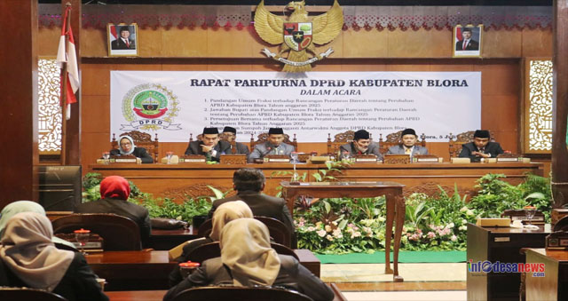 DPRD Kabupaten Blora Setujui Dua Raperda Penting Dalam Rapat Paripurna