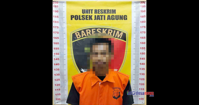 Tekab 308 Polsek Jati Agung Tangkap DPO Pencurian Kabel Listrik