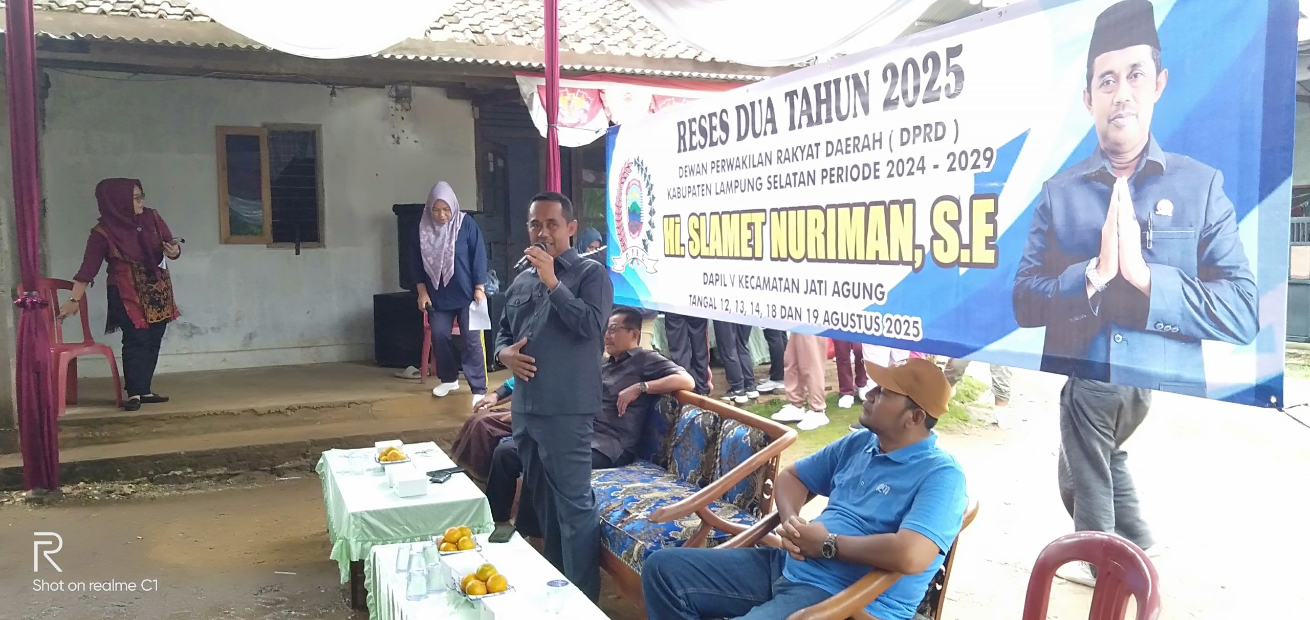 Slamet Nuriman Anggota DPRD Lampung Selatan, Serap Aspirasi Masyarakat Di Desa Jatimulyo