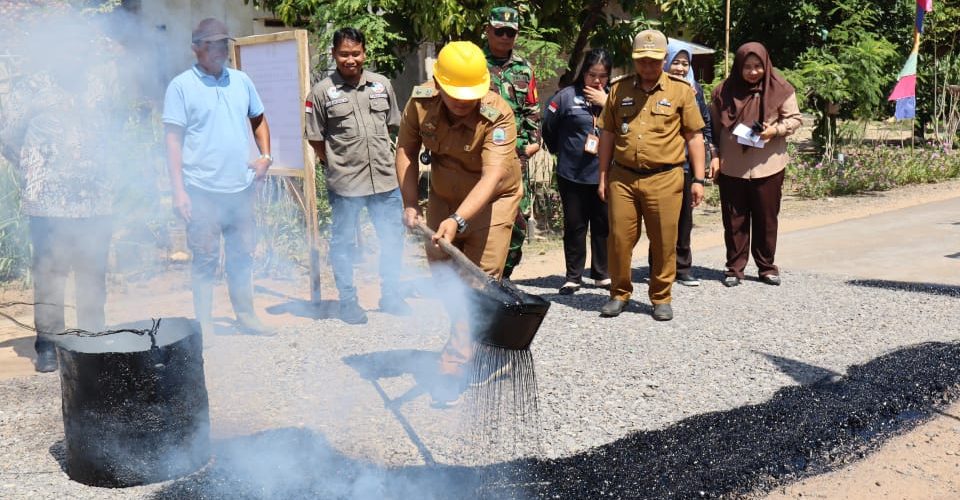 Pemerintah Desa Margorejo Laksanakan Pembangunan Jalan Lapen Dengan Anggaran Dana Desa Tahun 2025 Sepanjang 285 Meter