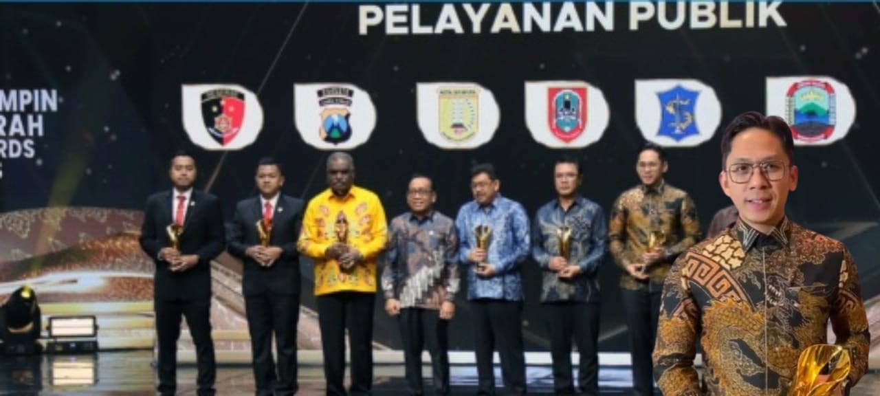 Bupati Lamsel, Radityo Egi Pratama Terima Penghargaan dari iNews TV Dalam Ajang Pemimpin Daerah Awards 2025.