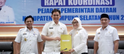 Bupati Egi Kembali Tunjuk Asisten Pemerintahan dan Kesejahteraan Sebagai Plt Kadis Pariwisata Lamsel