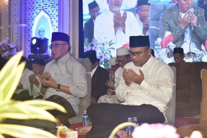 Haul KH. Misbachul Munir di Krasak Temuroso, Dandim Demak Ikut Bersilaturahmi