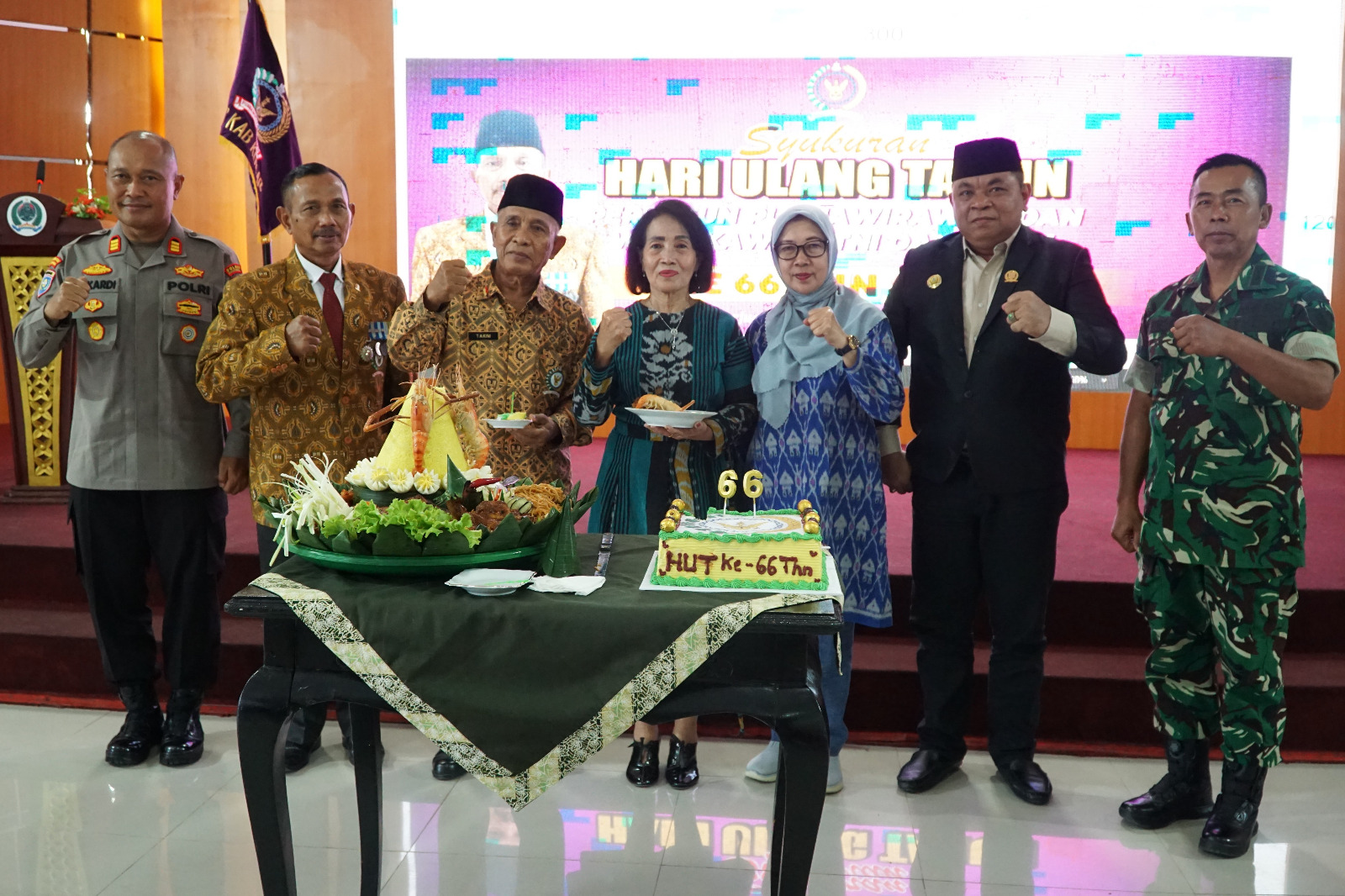 Jalin Sinergi Yang Kuat, Pj Kasdim 0906/Kkr Hadiri Syukuran HUT ke-66 Pepabri