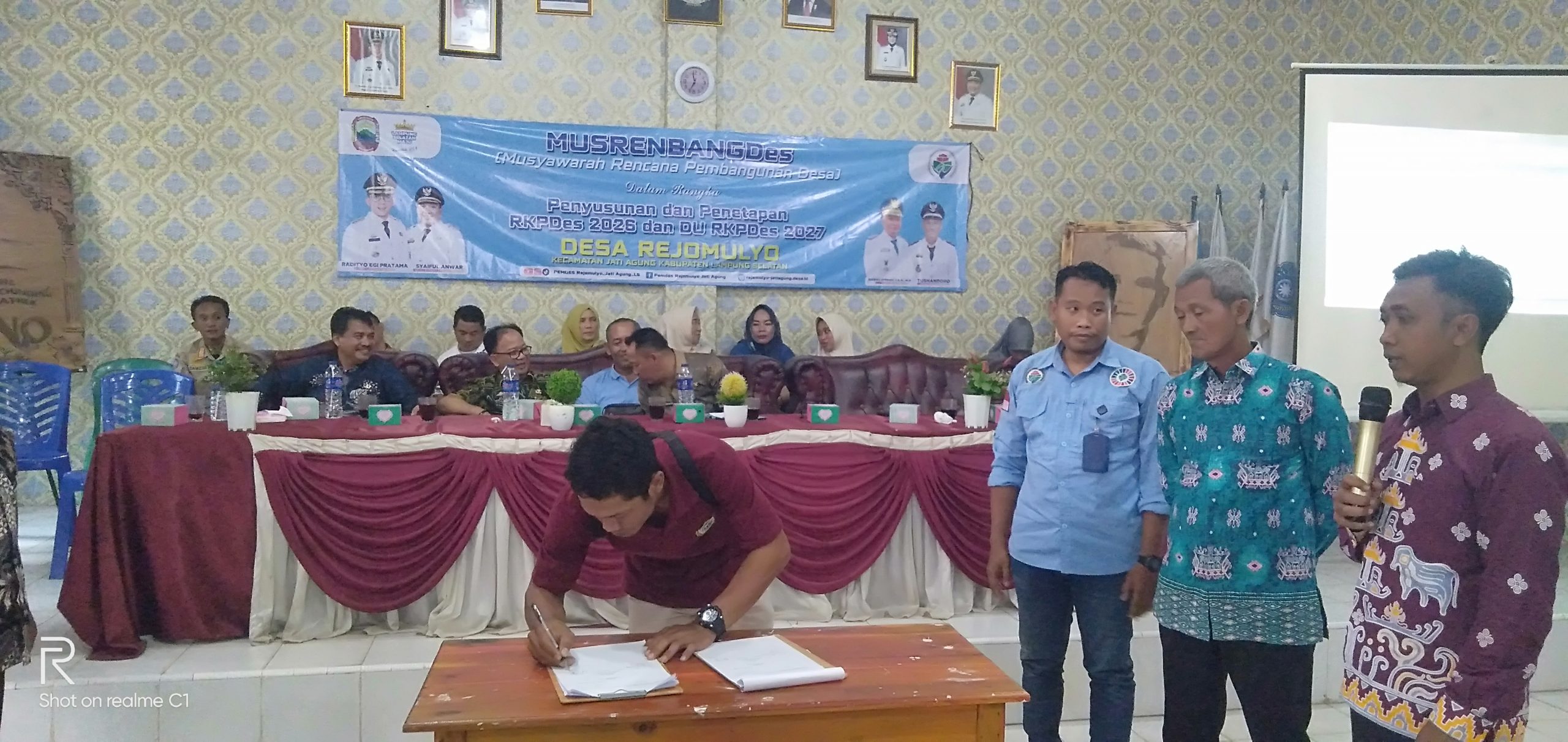 Pemerintah Desa Rejomulyo Pada Musrenbangdes Selain Bumdes Dengan Modal Tercengap Cengap Perioritaskan Kopdes Merah Putih