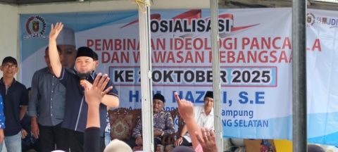 Anggota DPRD Provinsi Lampung,M Hazizi ; Paham Pancasila Kunci Masyarakat Hidup Aman dan Rukun