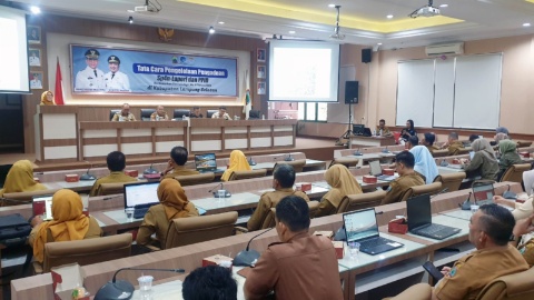Melalui Diskominfo, Pemkab Lamsel Gelar Sosialisasi SP4N LAPOR