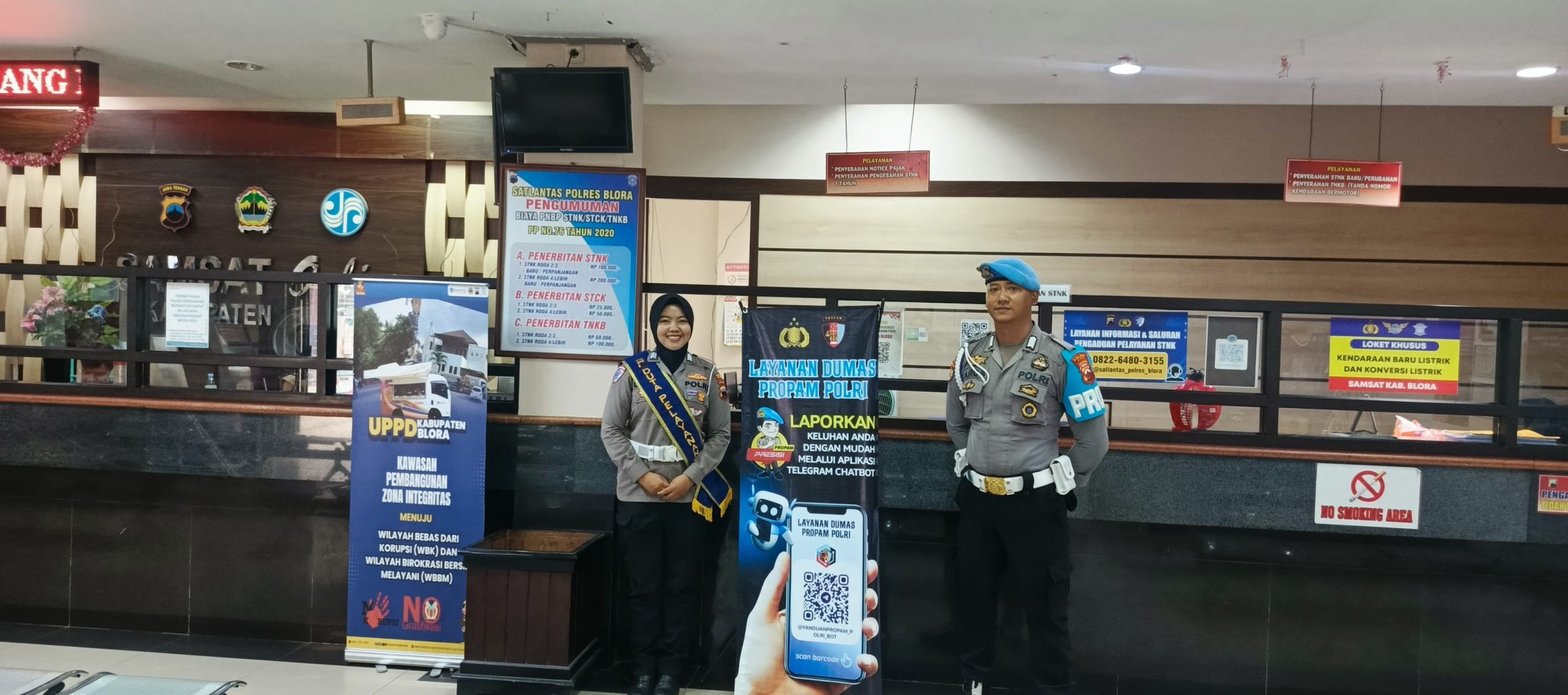 Polres Blora Tingkatkan Layanan di Samsat untuk Kepuasan Masyarakat