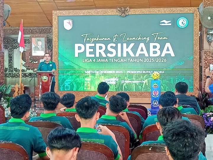 Bupati Blora Launching Tim Persikaba, Siap Berlaga di Liga 4 Jateng