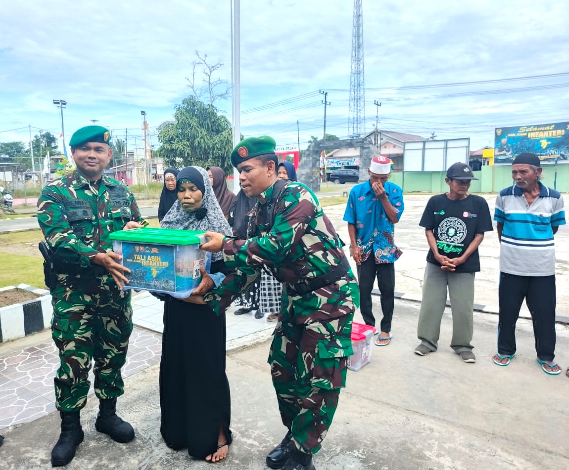 Koramil Samboja Gelar Bakti Sosial sebagai Wujud Kepedulian di Hari Juang Infanteri